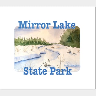 Mirror Lake State Park, Wisconsin Posters and Art
